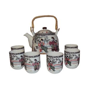 7 Piece Geisha Design Tea Set