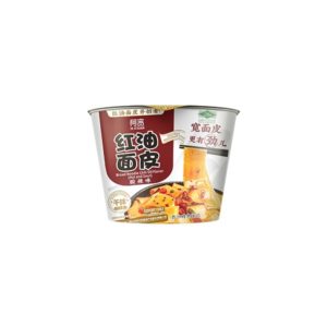 A-Kuan Broad Noodle Bowl Sour & Hot Flavour 115g