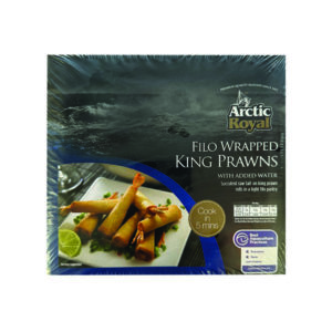 Arctic Royal Filo Wrapped King Prawns 500g