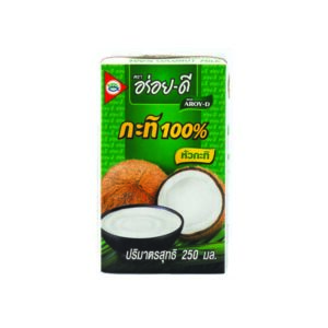 Aroy-D UHT Coconut Milk Tetra Pack 250ml