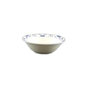 Blue Lotus Pattern Flared Soup Bowl 7 Inches
