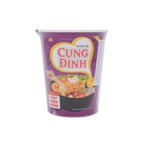 Cung Dinh Stewed Pork with Mushroom Instant Cup Noodles 65g