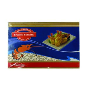 Gold Ribbon 26-30 Breaded Butterfly Prawns 500g