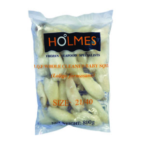 Holmes 20-40 Baby Squid IQF Cleaned 1kg