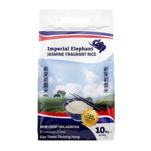 Imperial Elephant Whole Jasmine Rice 10kg+1kg