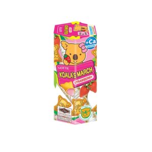 Lotte TL Koala March Strawberry Filling Biscuit Snack 37g