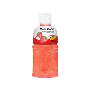 Mogu Mogu Drink with Nata de Coco Strawberry Flavour 320ml