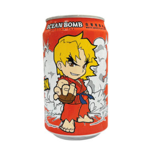Ocean Bomb & Street Fighter Sparkling Tea - White Grape 330ml