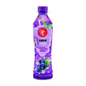 Oishi Green Tea Kyoho Grape Flavour with Nata de Coco 380ml