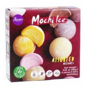 Buono Mochi Ice Dessert Assorted Flavours 6x26g