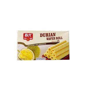 Chun Guang Durian Flavoured Biscuit Rolls 105g BBD 26/11/25