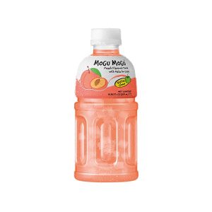 Mogu Mogu Drink with Nata de Coco Peach Flavour 320ml BBD 30/11/24