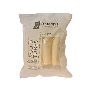 Clear Sea Squid Tubes 600g