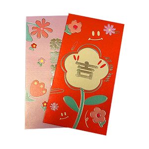 Assorted Vintage Chinese Red Envelopes New Year Money Flower Pattern Packets
