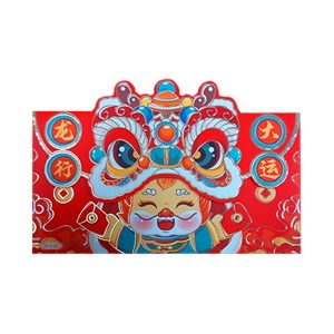 Italian Lion Cartoon Red Envelopes For Wedding & Festivals Version 2