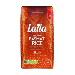 Laila Brown Basmati Rice 2kg