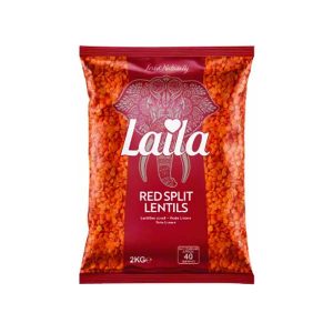 Laila Red Split Lentils 2kg