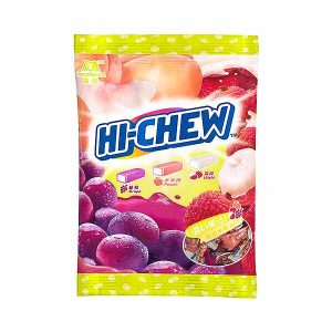 Moringa Hi Chew Grape, Peach & Lychee 90g