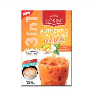 Ranong Authentic Thai Tea Mix Mango 7x175g
