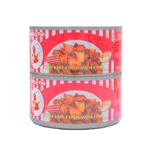 Smiling Fish Fried Baby Clams with Chilli 2x70g