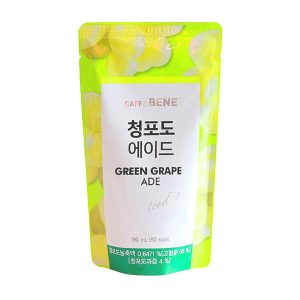 Caffe Bene Green Grape Ade Pouch 190ml